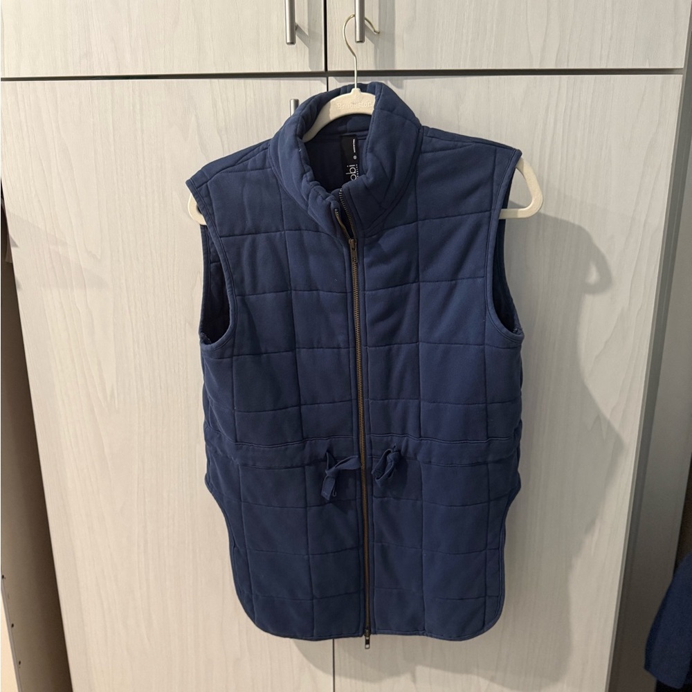 bobi Navy Quilted Vest